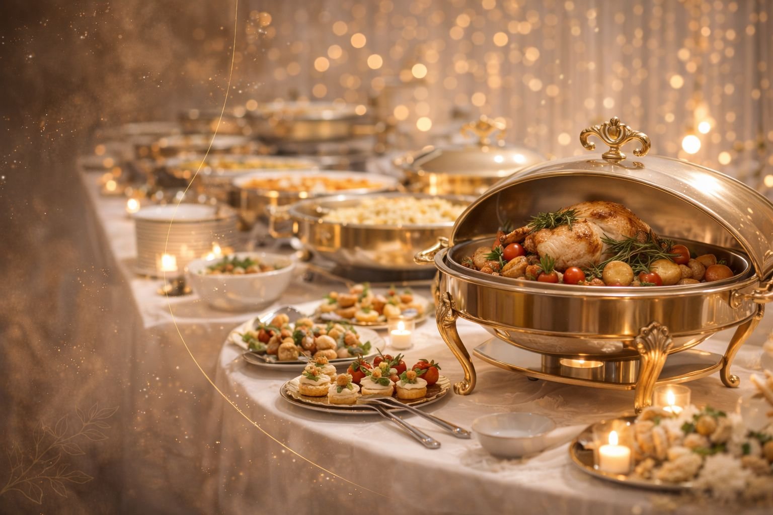 البوفيه والطعام