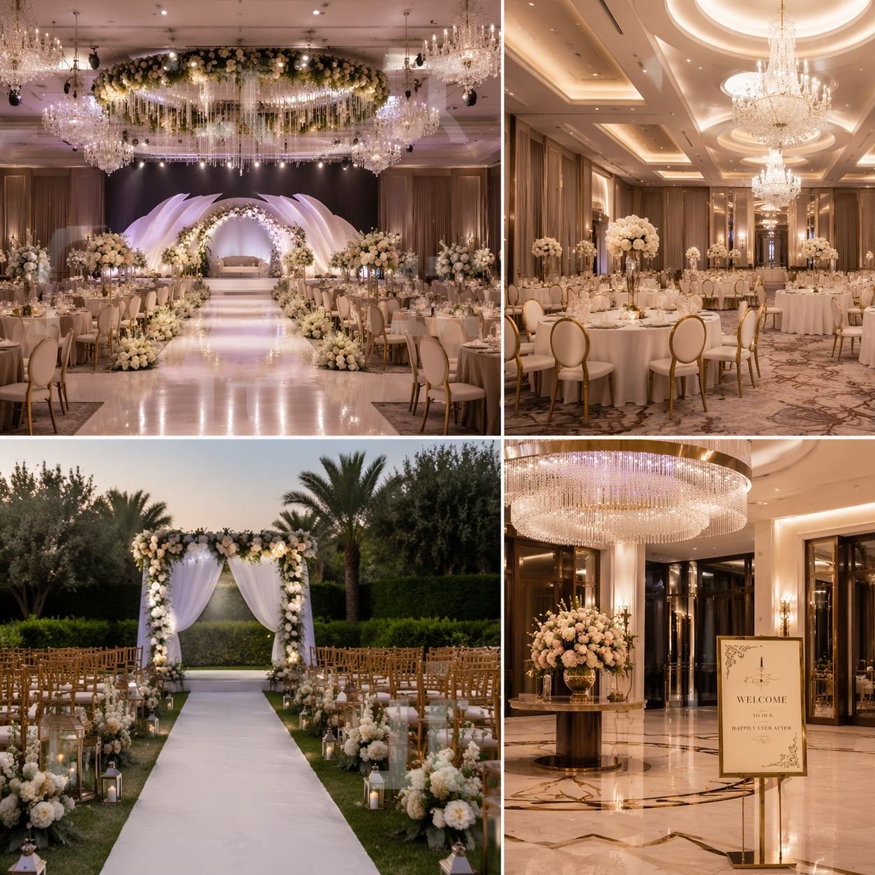 القاعات واماكن الافراح